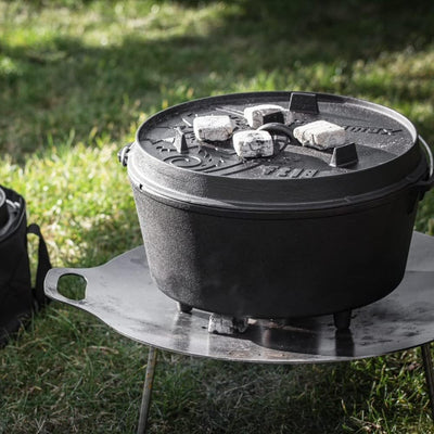Petromax Dutch Oven Stieltopf, Unisex, Erwachsene Schwarz, Schwarz
