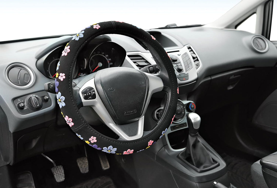 Lampa Premium Blossom 33126 Lenkradbezug, TPE, Grösse M