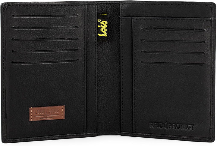 Lois - Geldbörse Herren Leder - Herren Geldbörsen Leder mit RFID Schutz - Geldbörse Herren Klein - G