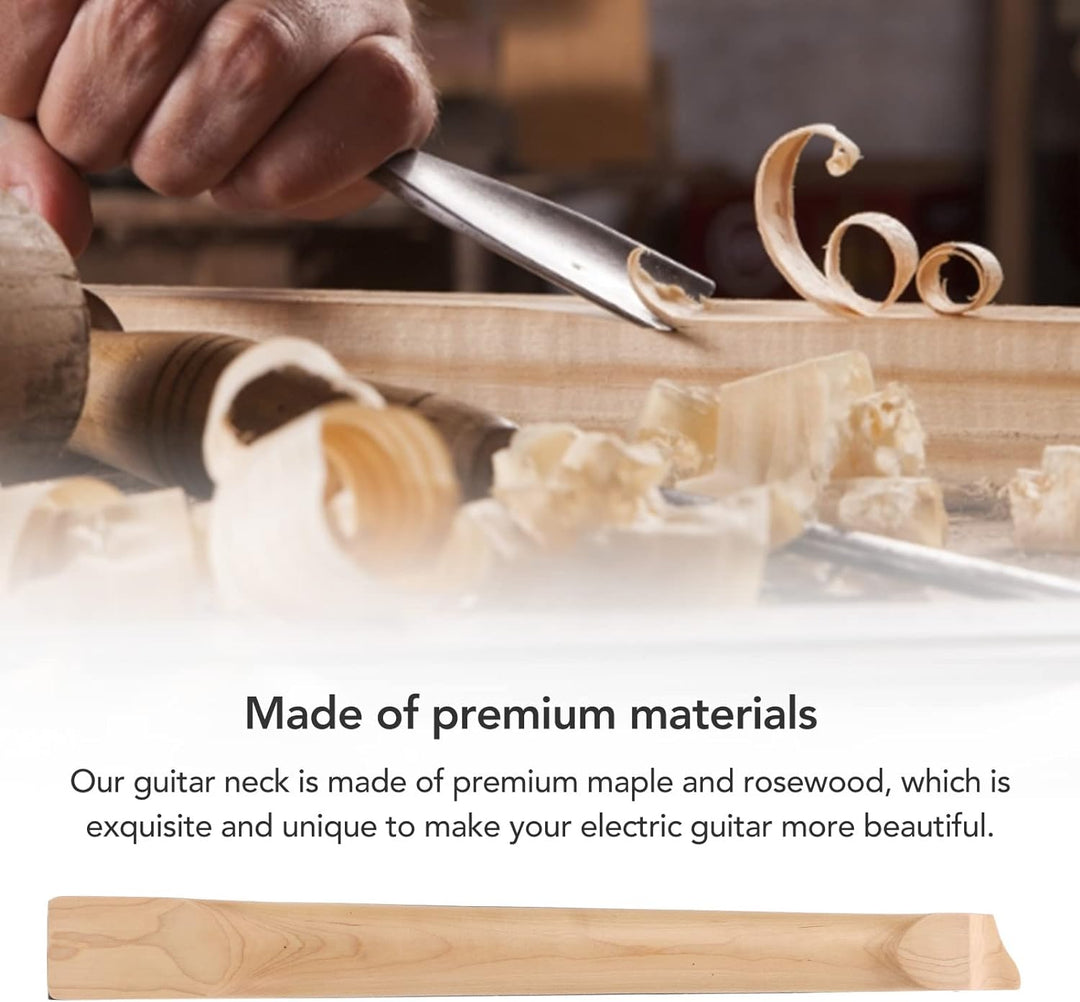 Fender Hals, Ahorn-E-Gitarren-Hals, 25 Bünde, Kopfloser E-Gitarren-Stamm, Palisander-Griffbrett, Git