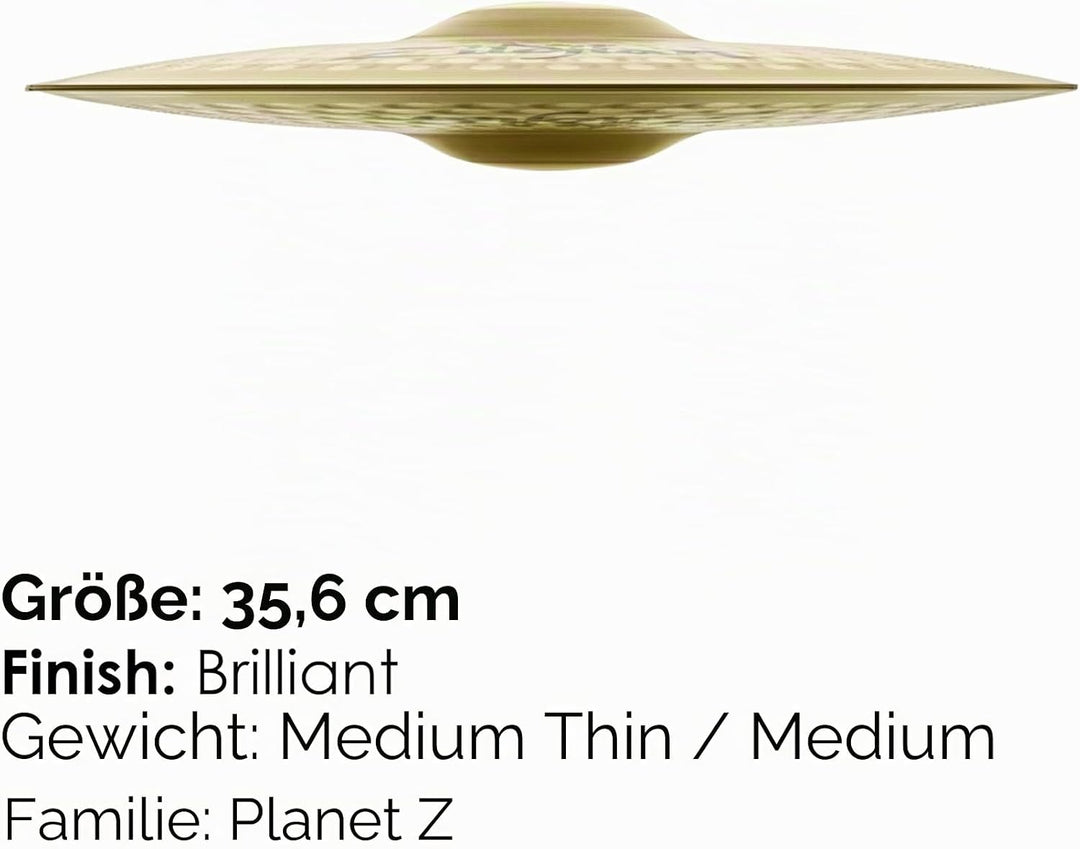 Zildjian ZP14PR Planet Z Series - Hi-Hat Pair Cymbal - 14" 14 Zoll Hi-Hat Pair NEU, 14 Zoll Hi-Hat P