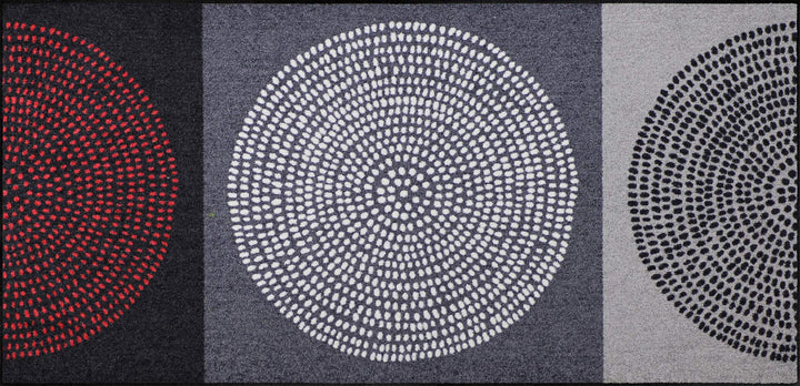 Salonloewe Fussmatte grau Grösse 75x150 cm 75 cm x 150 cm Grau, 75 cm x 150 cm Grau