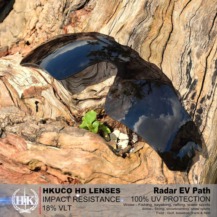 HKUCO Plus Mens Replacement Lenses For Oakley Radar EV Path - 2 pair