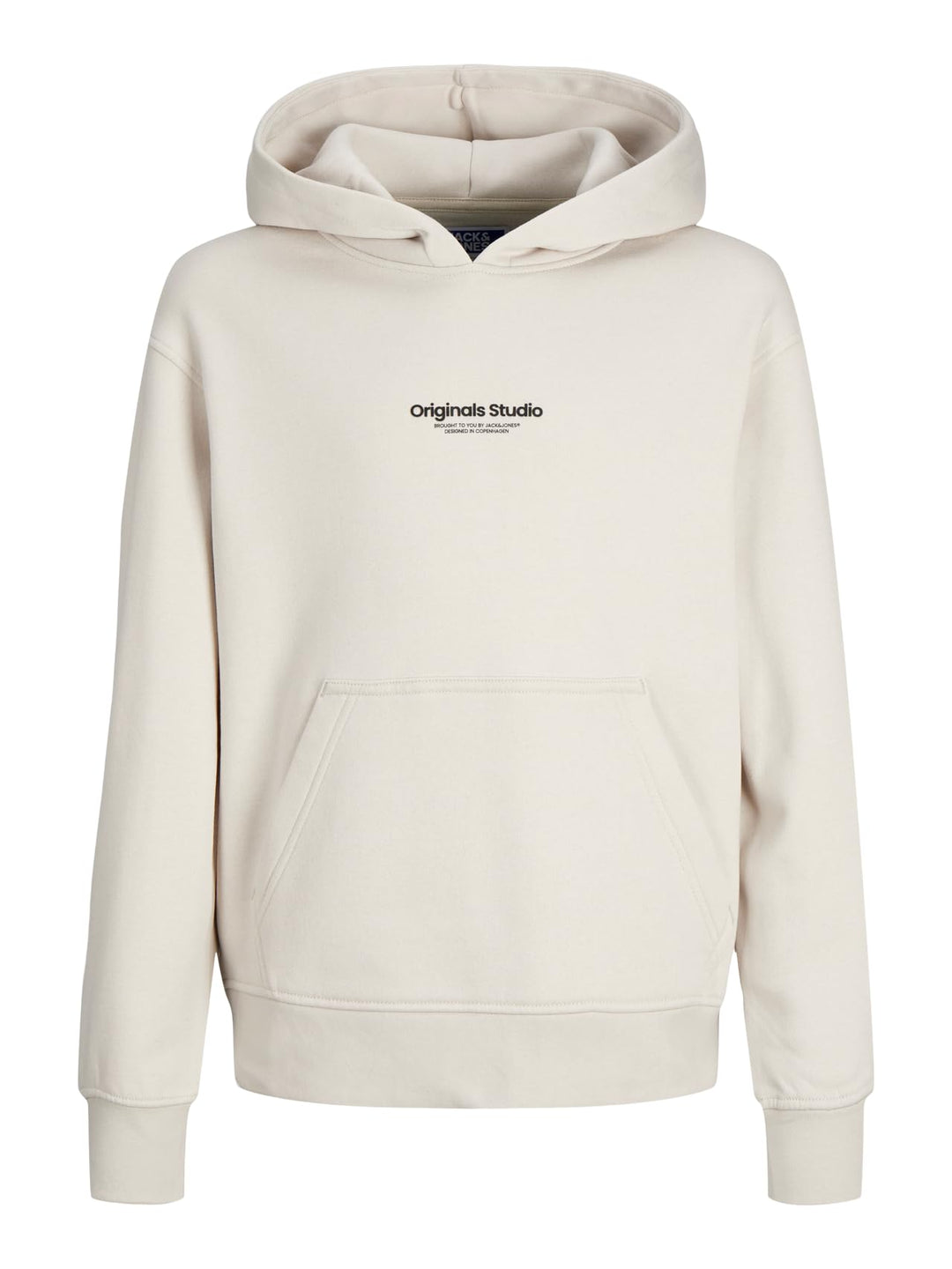 JACK & JONES Boy Kapuzenpullover Gedruckt Kapuzenpullover Junior 128 Moonbeam, 128 Moonbeam