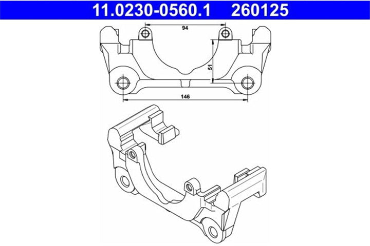 ATE 11.0230-0560.1 Bremskraftverstärker