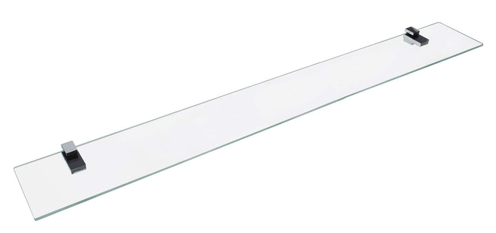 FACKELMANN Glasablage 100 cm/Wandregal für Badaccessoires/Masse (B x T): ca. 100 x 12 cm/Wandablage