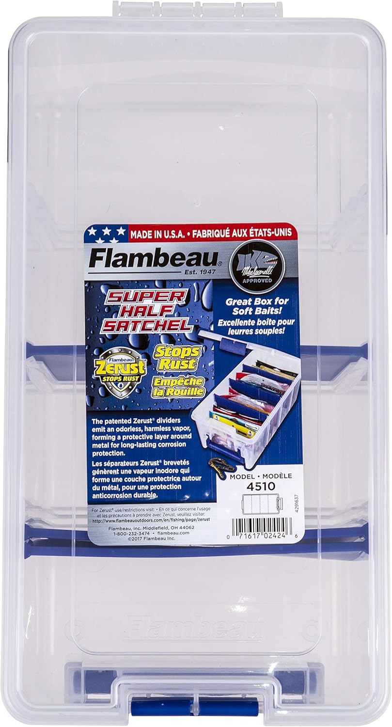 Flambeau Outdoors 4510 Super Halbtasche für weiche Köder, 38 x 20 x 15 cm Weicher Köder-Organizer, W
