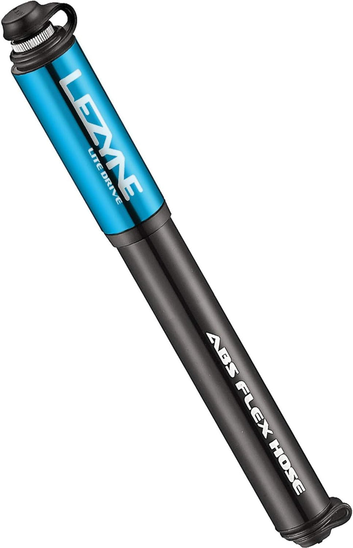 Lezyne 47128059893VAR - Mini pumpenpumpe Aluminium LITE Drive CNC 160PSI 11 BAR 180MM blau, blau