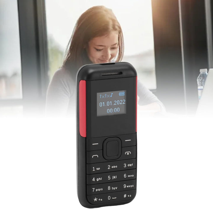 PUSOKEI KleinstesTelefon, Dual SIM Standby GSM Basistelefon mit Musik Player und Sprachwechsler, Str