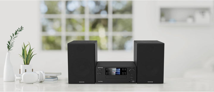 KENWOOD M-9500S-B - Smart Micro Hi-Fi System mit Internetradio, DAB+, CD/USB, Audiostreaming, Sub-Ou