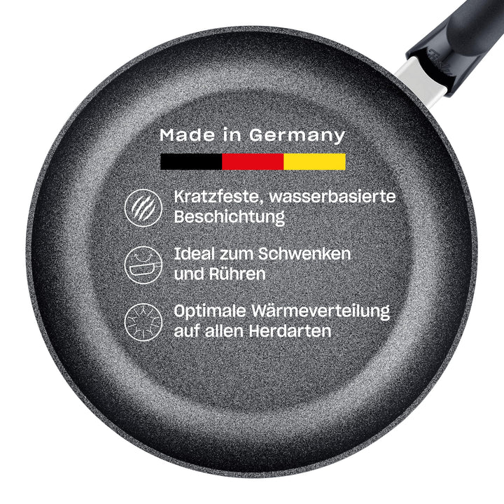 Fissler Adamant Classic / kratzfeste Aluminium-Pfanne (Ø 26 cm) beschichtete Stielpfanne, Brat-Pfann