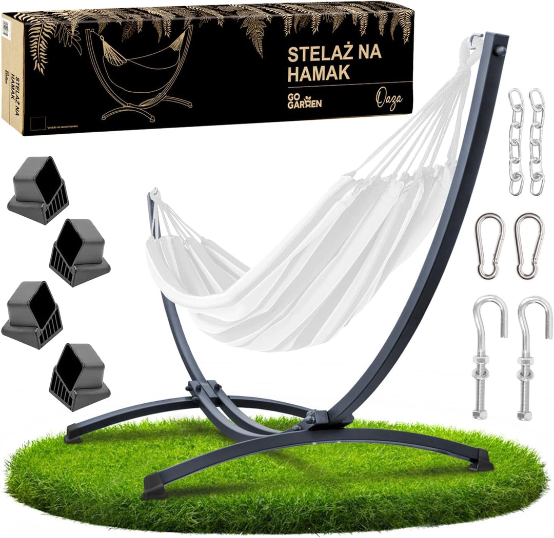 ZOLTA Hängemattengestell - Graphit - Zusammenklappbar - Hängemattenständer Für Garten & Balkon - Max