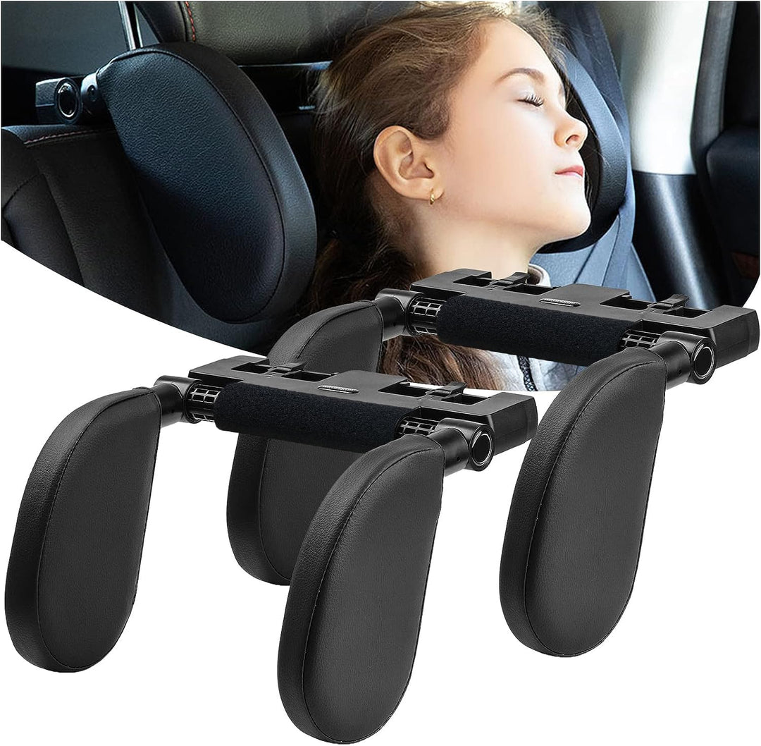 Kopfstütze Auto Kinder,Weichem Gedächtnisschaum,Einziehbare Abnehmbare Nackenstütze Autositz Seitlic