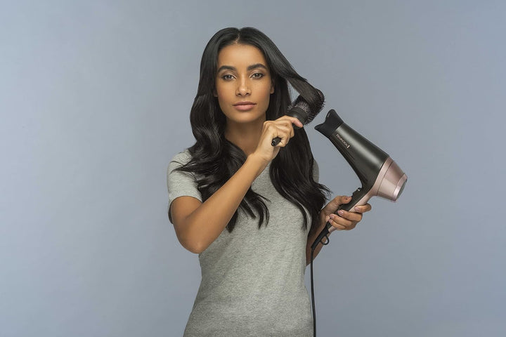Remington Haartrockner Ionen [Locken & Wellen & Glatt] Curl-Straight (2200W, inkl 3 Stylingaufsätze: