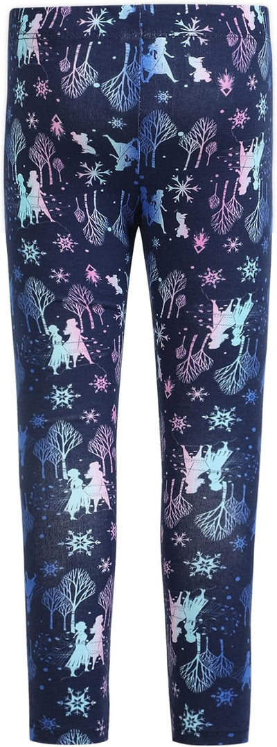 Disney 3-Piece Frozen II Leggings Set for Girls with Elsa Shirt and Zip-Up Hoodie