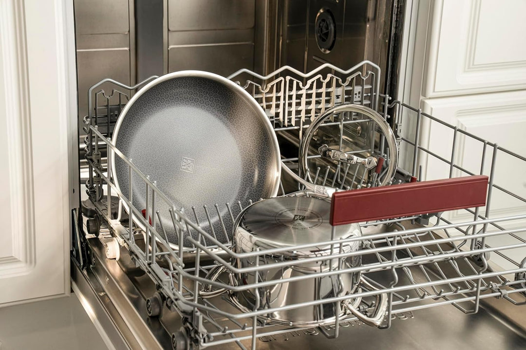 ZWILLING Peak Kochtopfset 5-tlg mit keramischer Antihaftbeschichtung, Besonders kratzfest, Glasdecke