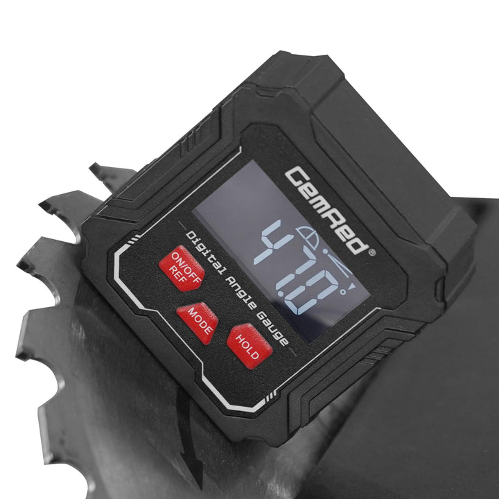 GemRed Digitaler Winkelmesser mit VA-LCD-Display, Neigungsmesser digitale Wasserwaage mit Magnetfuss