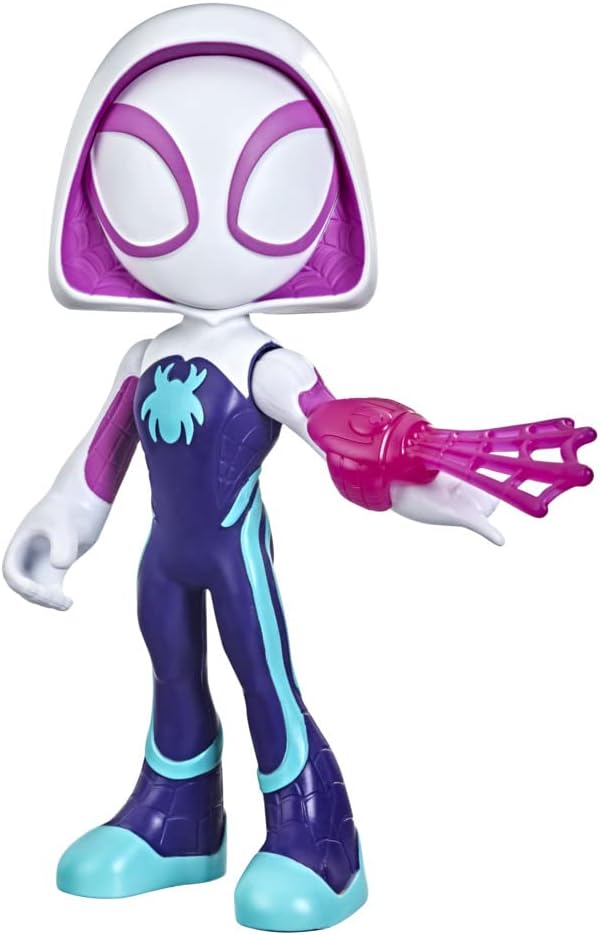 Hasbro Marvel Spidey und Seine fantastischen Freunde, Supersized Ghost Spider, Actionfigur, Spielzeu