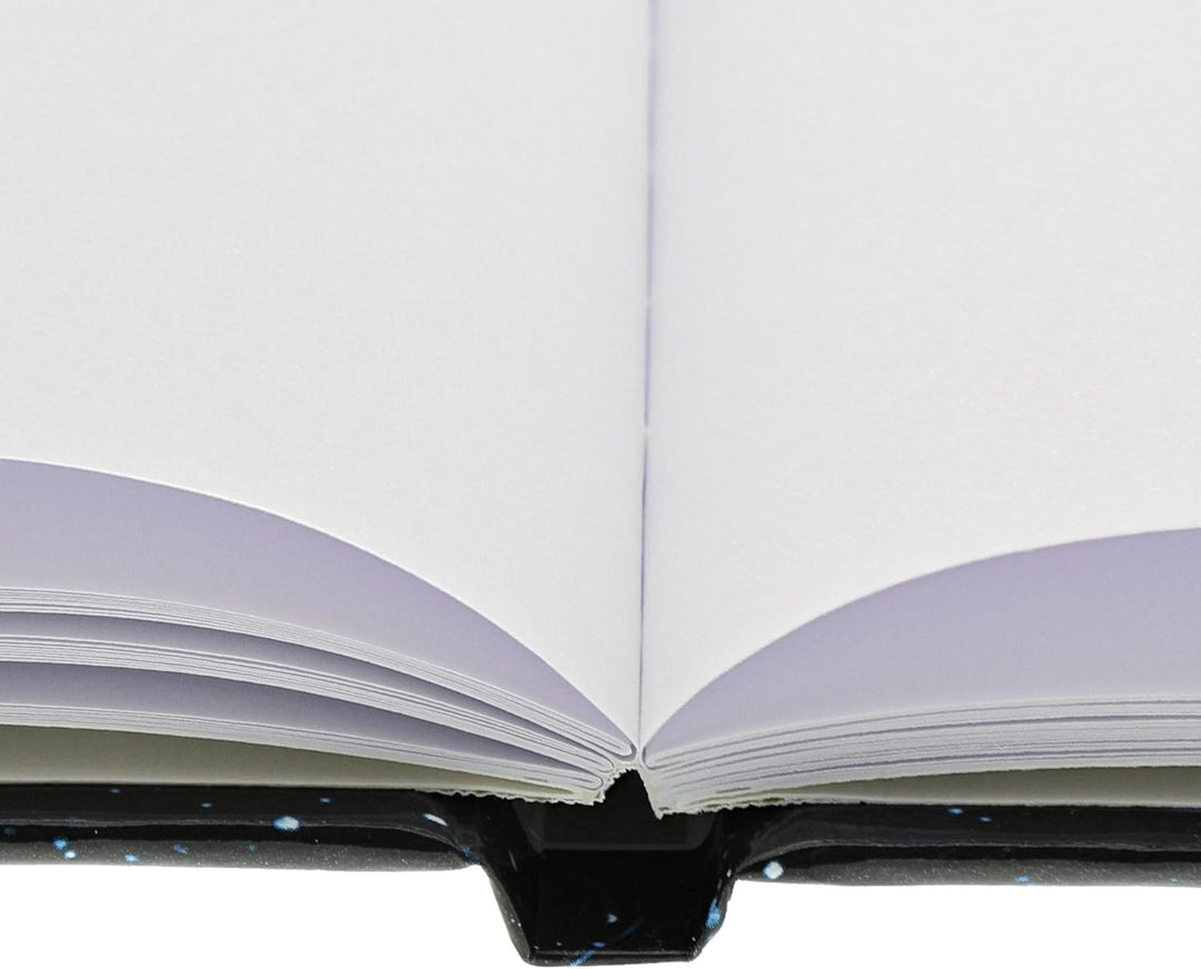 goldbuch Poesiealbum, Raumschiff, 96 weisse Seiten, 16,5 x 16,5 cm, Kunstdruck, Dunkelblau, 41570, P