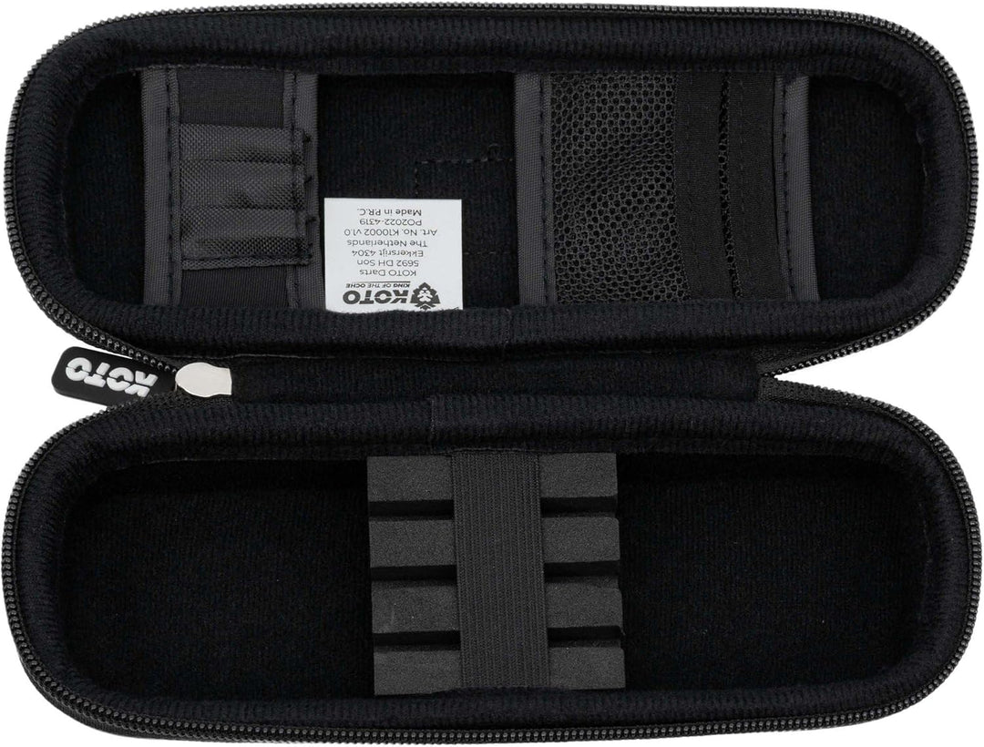 KOTO - Dartwallet Eva Small Rot, Darttasche mit Reissverschluss, Dart Hülle, Dartkoffer, Darts Box