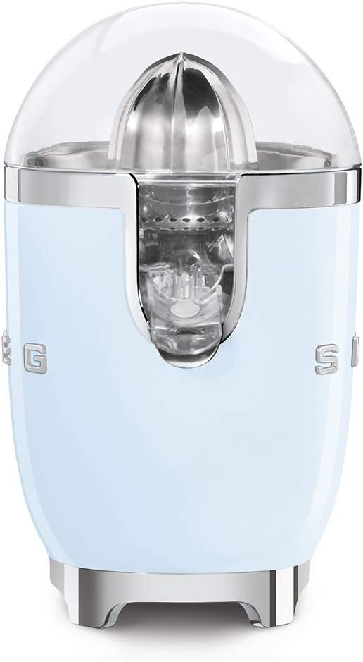 SMEG, Elektrische Zitruspresse CJF11PBEU, tropfsicherer Auslauf und Universalkegel, rutschfeste Stel