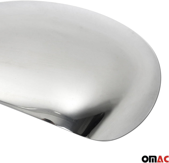 OMAC Spiegelkappen Spiegelabdeckung kompatibel mit Seat Exeo 2008-2013 Edelstahl Silber 2tlg Exeo 20