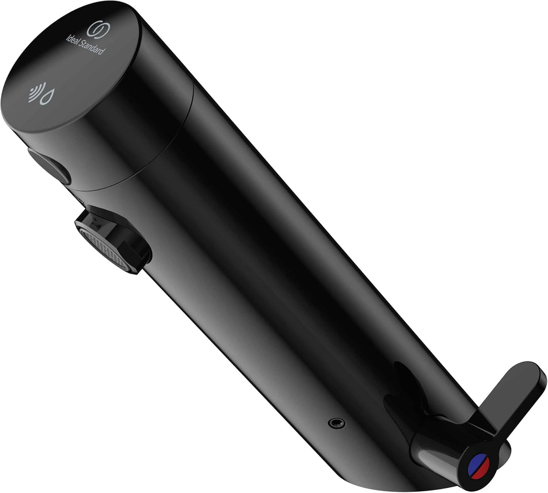 Ideal Standard A7558B3 Sensorflow Sensor-Waschtischarmatur Modern Netzbetrieb Schwarz, Modern Netzbe