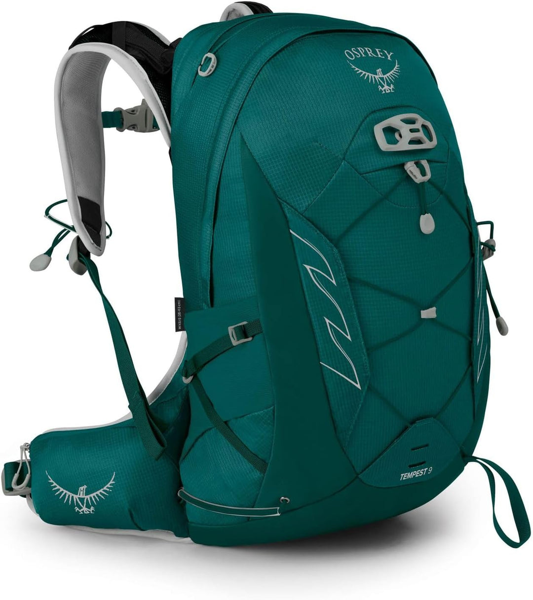 Osprey Tempest 9 Wanderrucksack für Frauen Jasper Green WXS/S, Jasper Green WXS/S