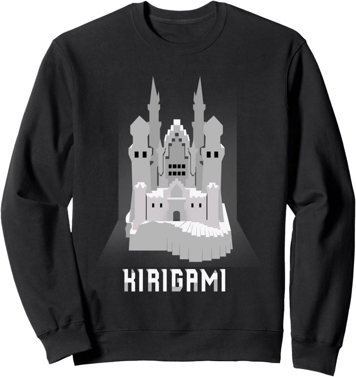 Kirigami Paper Art Castle Pop Up Card Japanese Cut Papers Sweatshirt