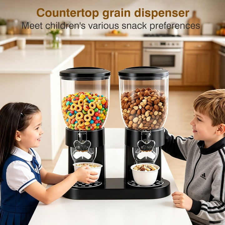 Cereal Dispenser 2L 2er Pack, Luftdichter MüSlispender FüR Die Organisation Cornflakes Spender Des K