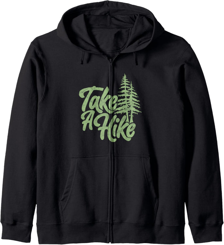 Take a Hike! Funny Outdoor & Hiking Vintage Graphic Kapuzenjacke