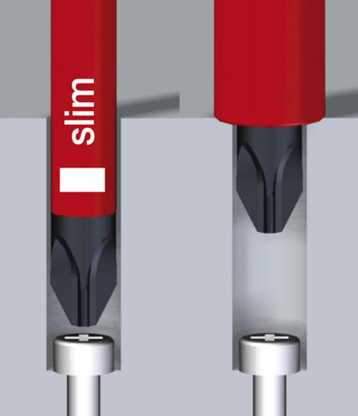 Wiha 32198 Isolierter Slim Schraubendreher-Satz, 11-teilig