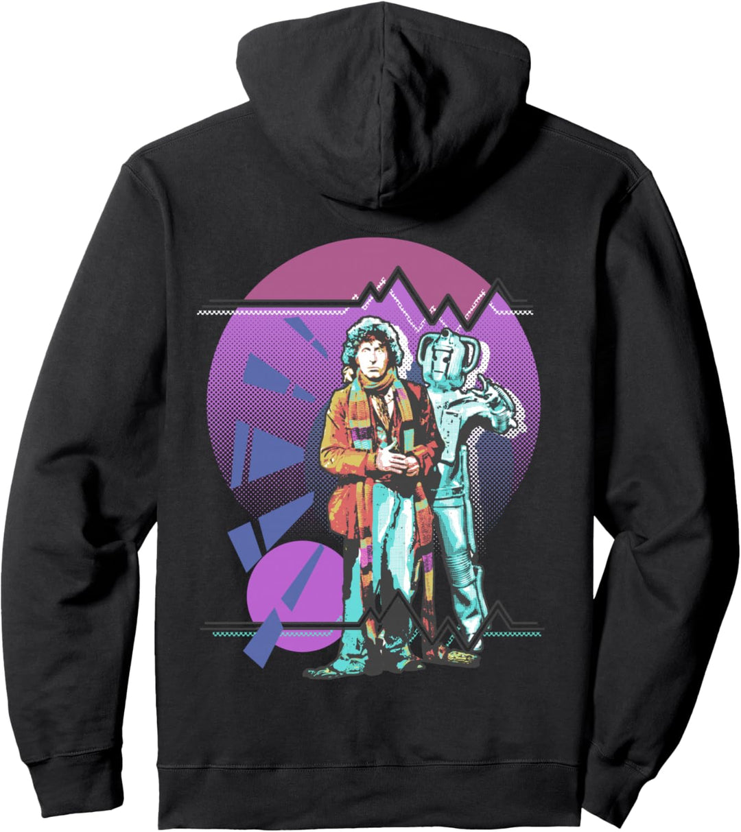 Doctor Who Pop Art 4. Doktor Baker Pullover Hoodie