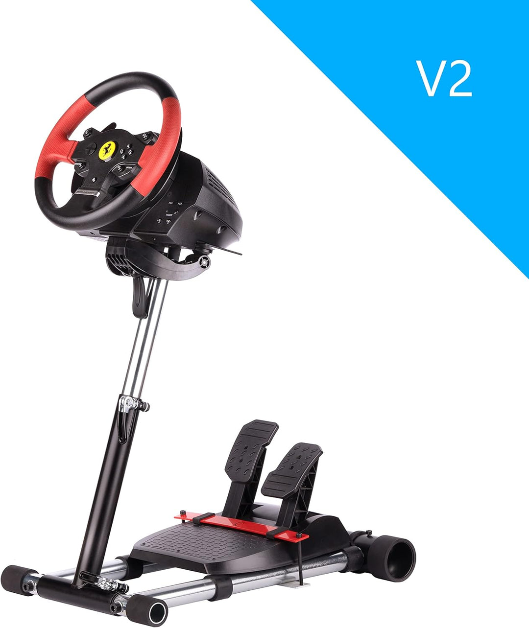 wheelstandpro Driving Force GT/PRO/EX/FX Deluxe Log V2 Lenkrad Halterung Schwarz