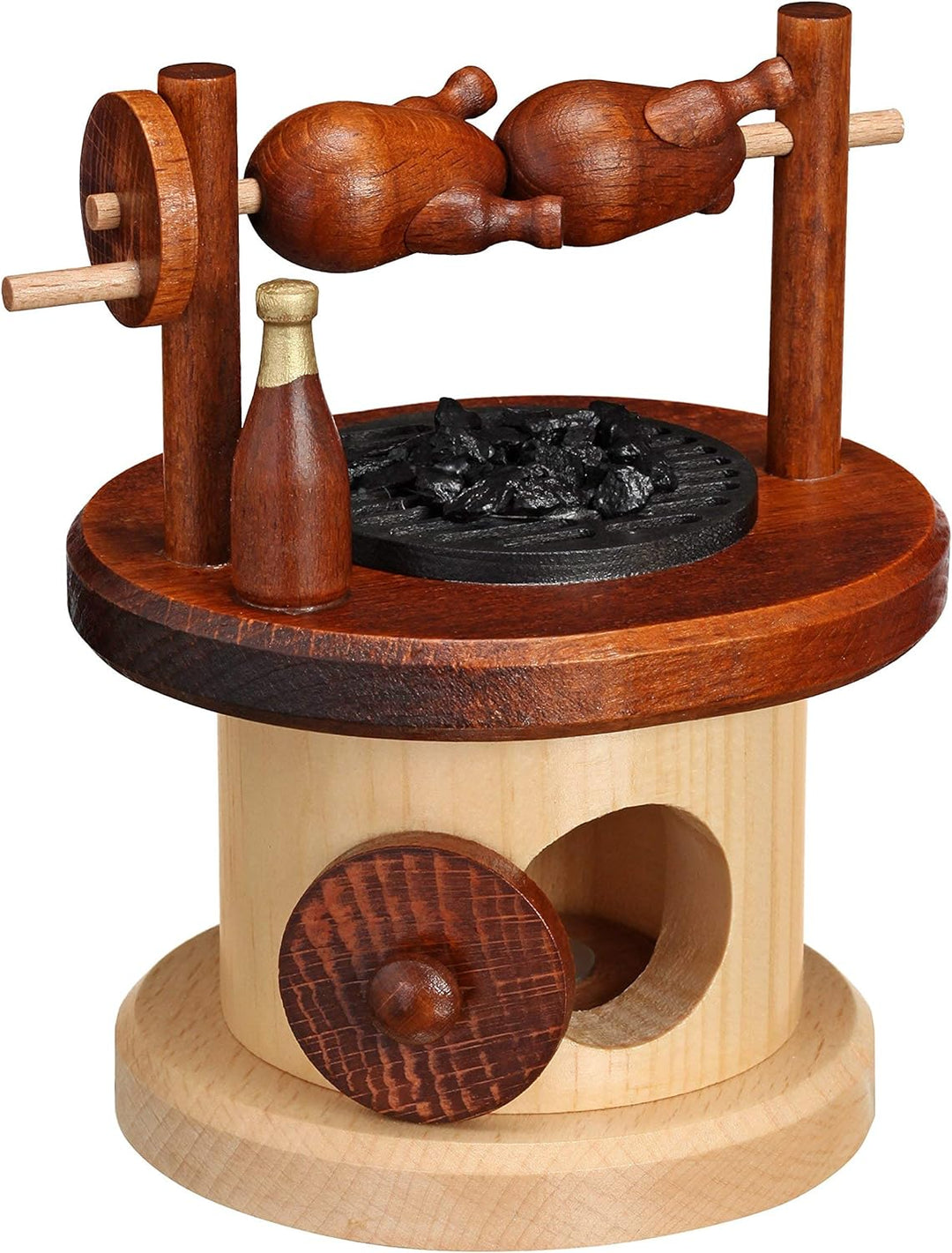 DWU Hähnchengrill inkl. Original Crottendorfer Räucherkerzen - Echt Erzgebirge® #916