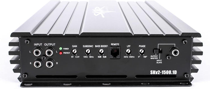 Skar Audio SKv2–1500.1D, 1800 Watt, Klasse D, Mosfet-Monoblock, Subwoofer, Auto-Verstärker SKv2-1500