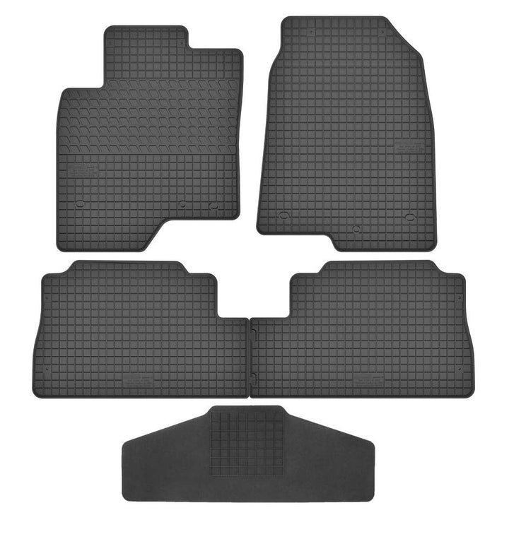 Fussmatten Vorne, Hinten + Tunnel Matte 5er Set für Opel Antara 2006-2017 Gummi Gummimatten Vorne, H