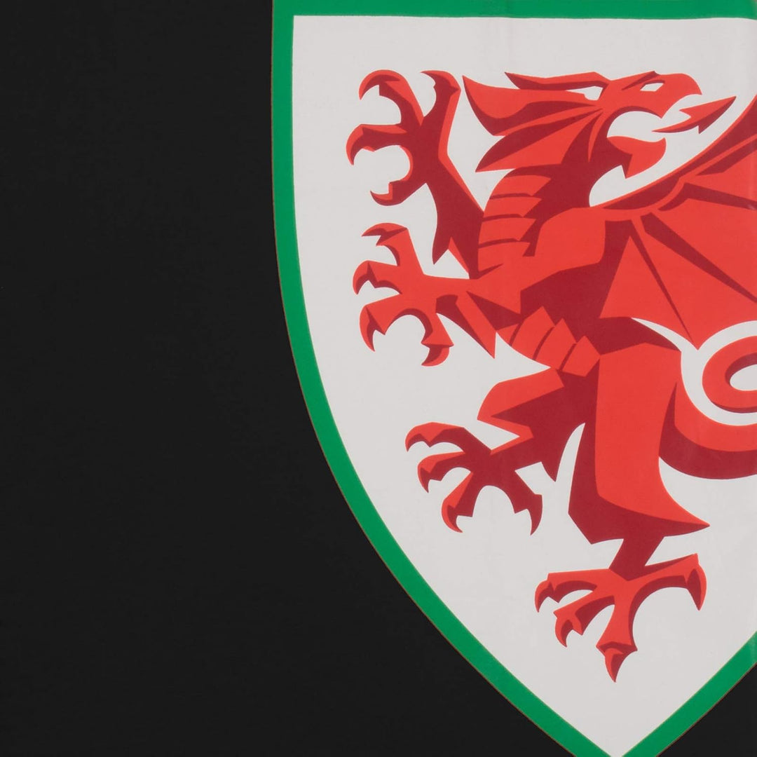 Wales FAW - Herren T-Shirt mit Grafik-Print - Offizielles Merchandise - Geschenk für Fussballfans 3X