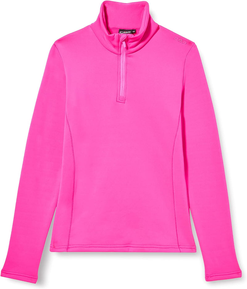 CMP Mädchen Stretch-Fleece-Oberteil für Kinder Shirt 98 Lila Fluoreszierend, 98 Lila Fluoreszierend