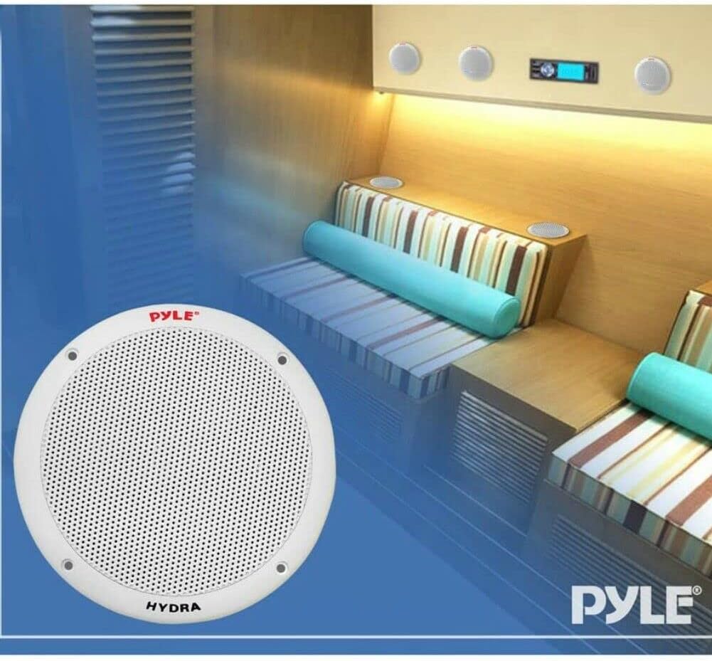 2 PLMR605W nautische Marinelautsprecher 2-Wege-System 200 Watt rms 400 Watt max 16,5 cm 165 mm 6,5"