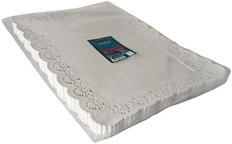 METRO Professional 250 Spitzenpapiere eckig 40 cm x 30 cm Weiss