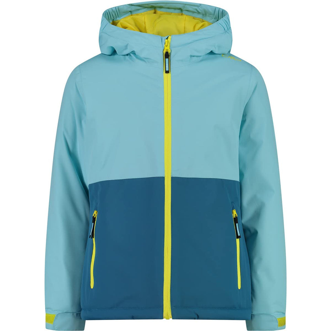CMP Mädchen Kid G Jacket Fix Hood JACKET 104 Acqua, 104 Acqua