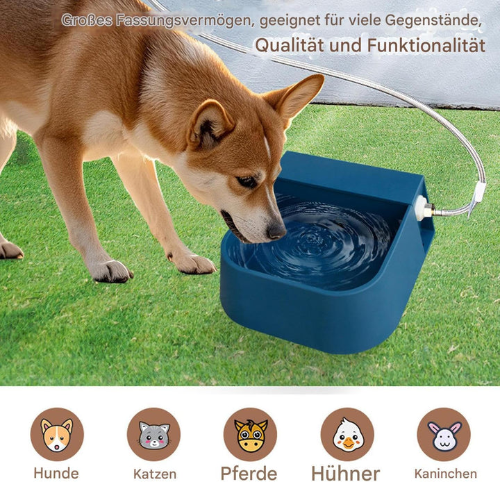 Automatic Dog Water Bowl, Quick Connect Pet Drinkier, Large Capacity Water Dispenser, Durable Leakpr