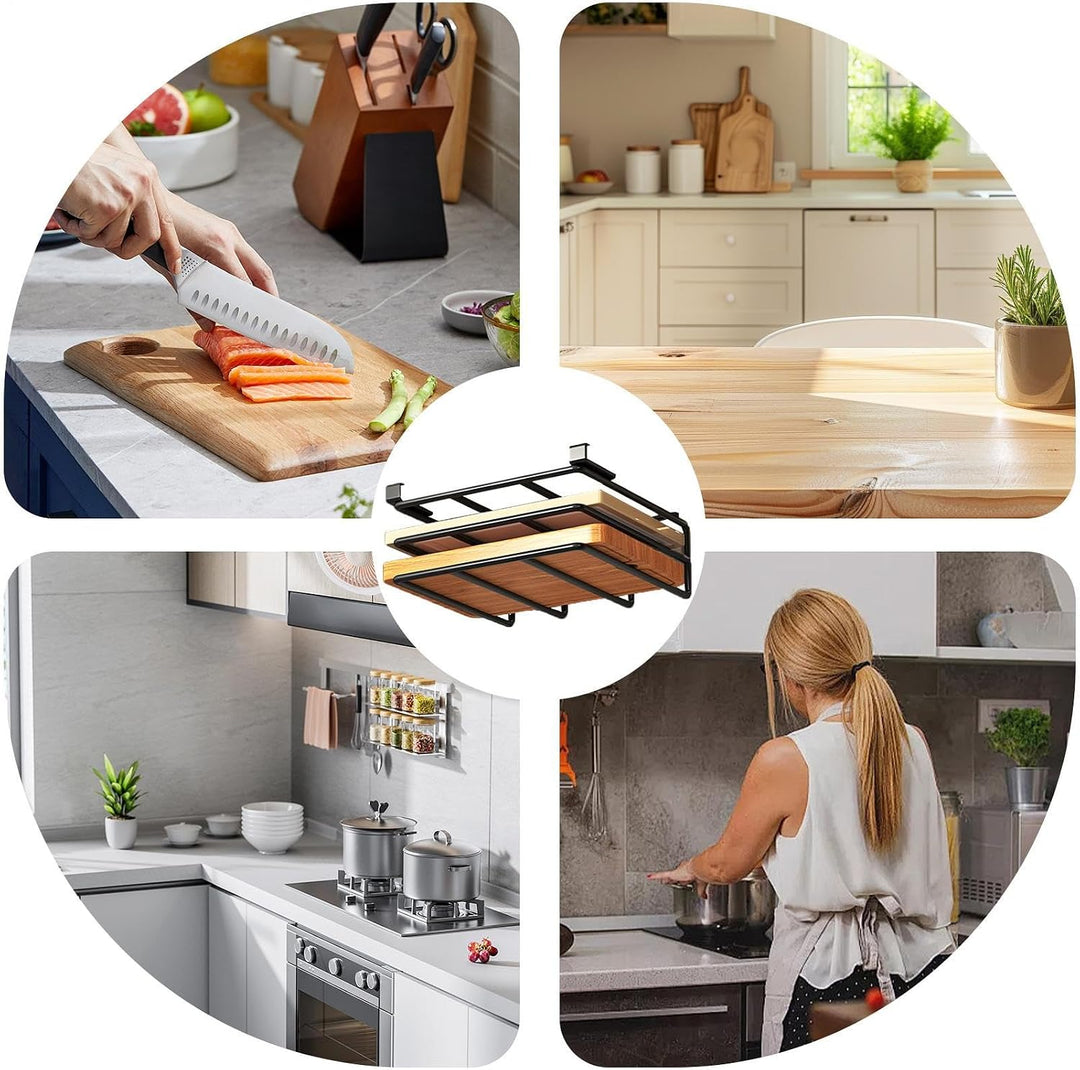 Unter Kabinettsschneidebretthalter - Unter den Sink Steckladeplatten stehen, Kitchen Rack Organizer