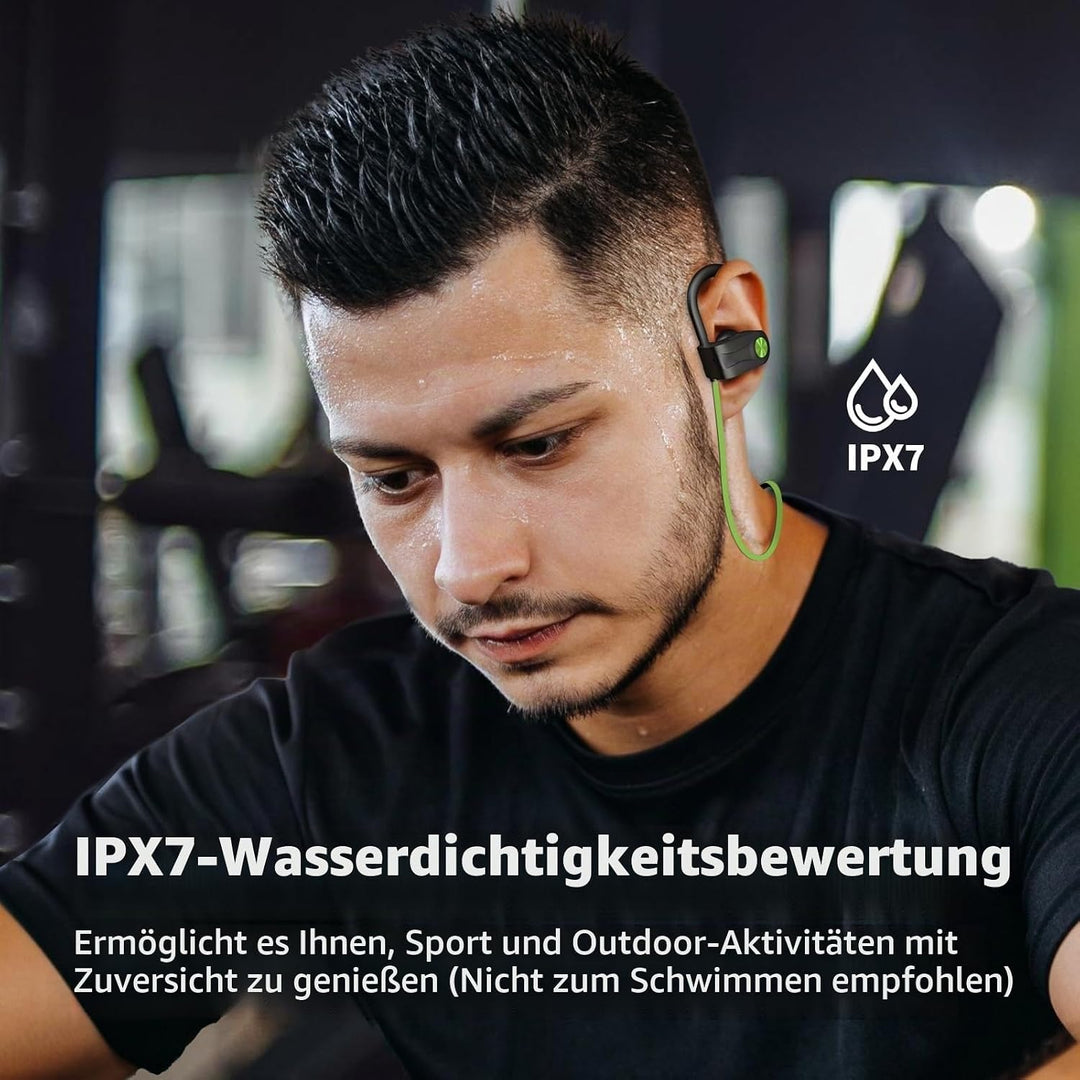 Bluetooth Kopfhörer Kabellos Ohrhörer mit Bluetooth 5.3 Wireless HD Deep Bass Stereo Sound Isolation