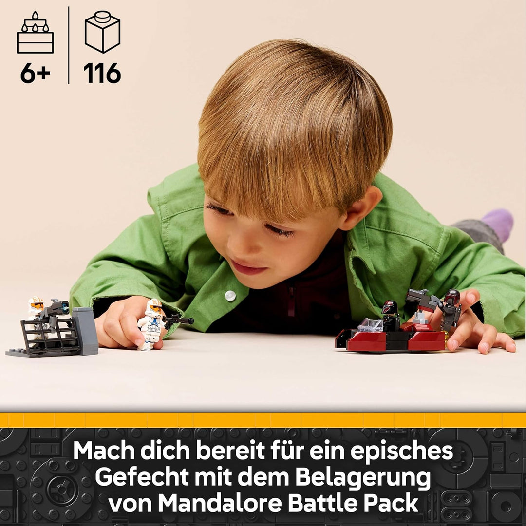 LEGO Star Wars 75449 Belagerung von Mandalore Battle Pack - Action-Spielzeug mit 2 Mandalorianer- &