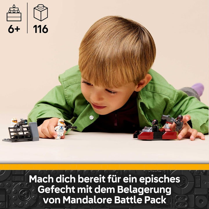 LEGO Star Wars 75449 Belagerung von Mandalore Battle Pack - Action-Spielzeug mit 2 Mandalorianer- &