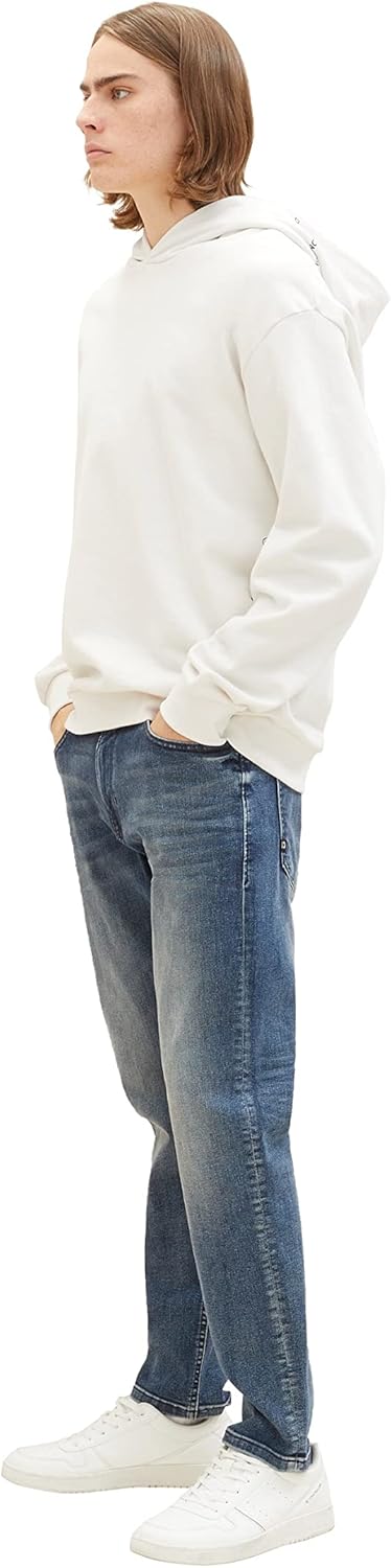 TOM TAILOR Denim Herren Slim Tapered Jeans 29W / 32L 10127 - Tinted Blue Denim, 29W / 32L 10127 - Ti