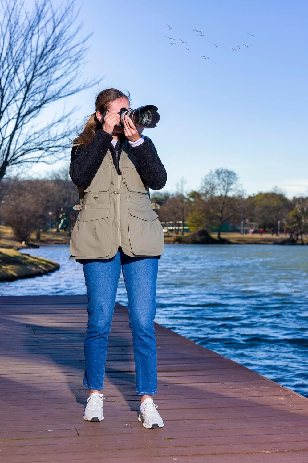 Domke Unisex Photogs Weste Weste (1er Pack) XXL Sand, XXL Sand