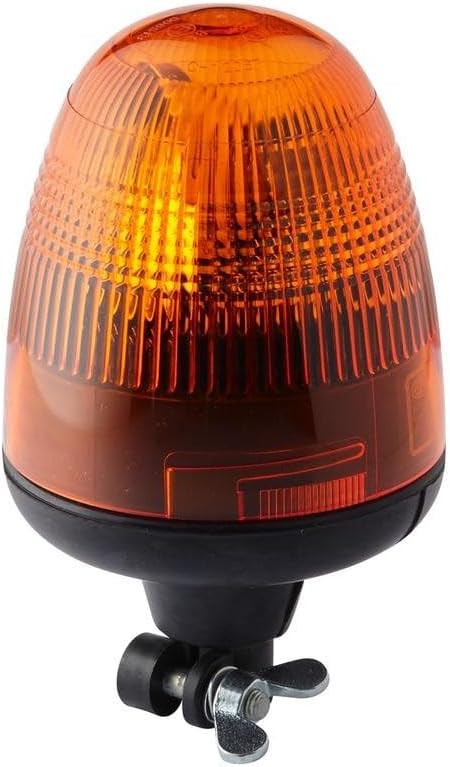 HELLA - Halogen-Rundumkennleuchte - KL Rotaflex - 24V - gelb - Rohrstutzen - Menge: 1 - 2RL 006 846-